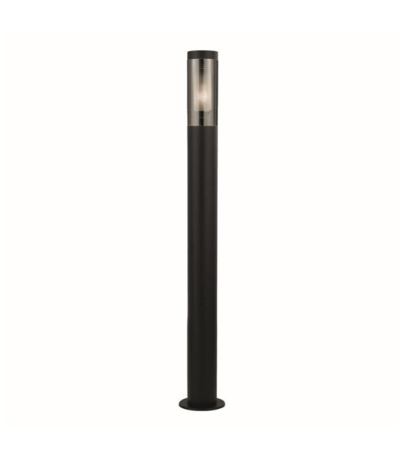 Lampe sur pied extérieur Batton Acier inoxydable Noir mat,Fumé