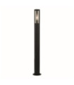 Lampe sur pied extérieur Batton Acier inoxydable Noir mat,Fumé