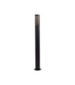Lampe sur pied extérieur Batton Acier inoxydable Noir mat,Fumé