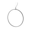 CIRCUS LED Pendant Light Metal, Black Plastic