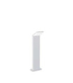 Garden bollard Metal Style, White Aluminum