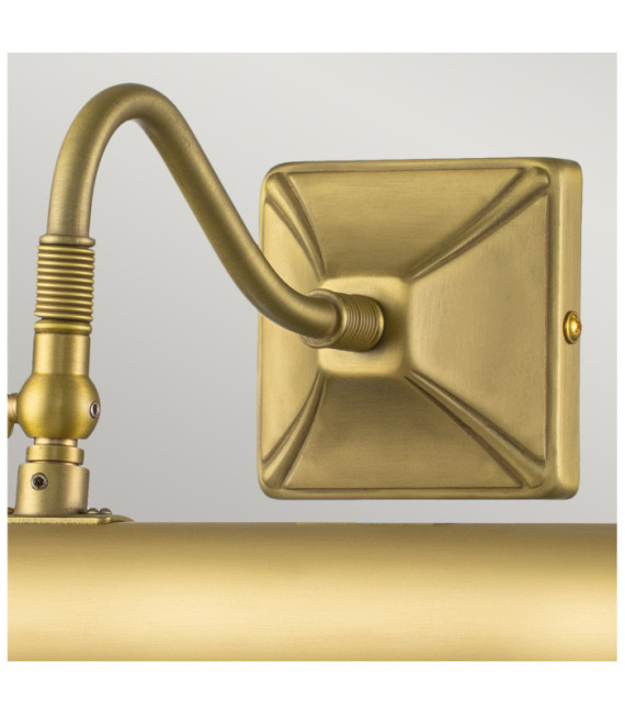Picture wall light Steel Brushed brass