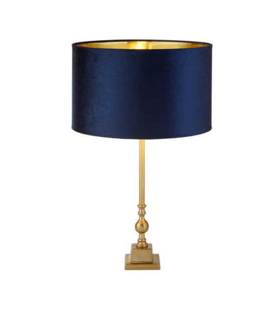 Whitby Brass Tischlampe Antikmessing