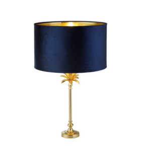Lámpara de mesa Palm Acero dulce Latón satinado