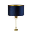 Palm table lamp Mild steel Satin brass
