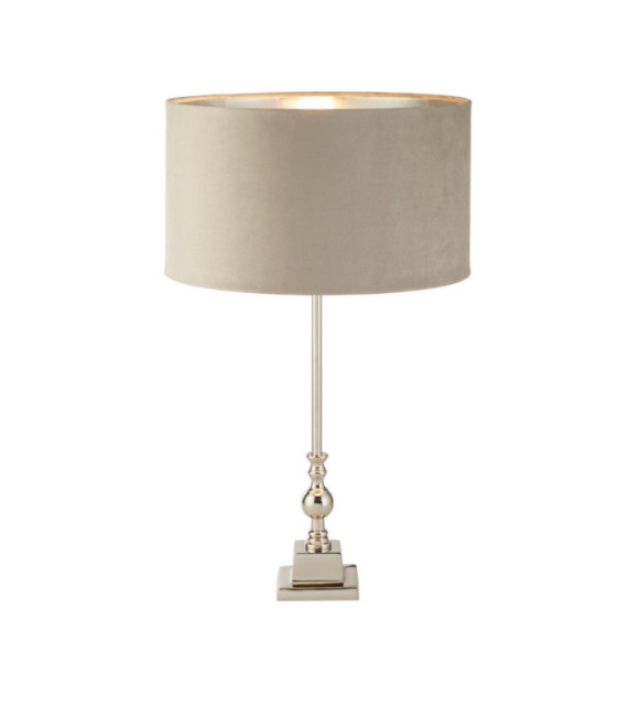 Whitby Messing-Chrom-Tischlampe