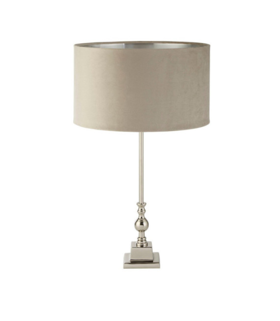 Lampada da tavolo Whitby in ottone cromato