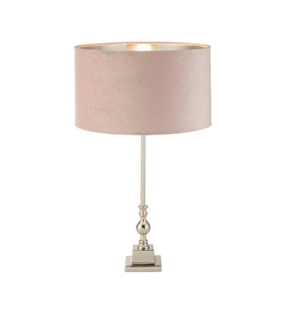 Whitby Messing-Chrom-Tischlampe