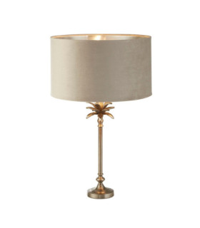 Lampe de table Palm Acier doux Nickel Antique