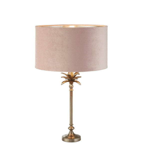 Lampe de table Palm Acier doux Nickel Antique