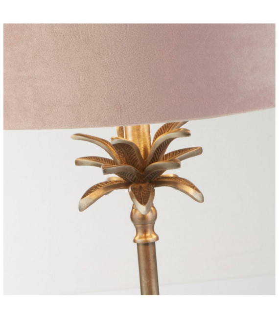Lámpara de mesa Palm Acero dulce Níquel antiguo