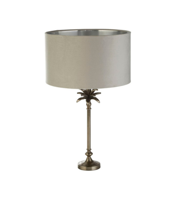 Lampada da tavolo Palm in acciaio dolce nichel anticato
