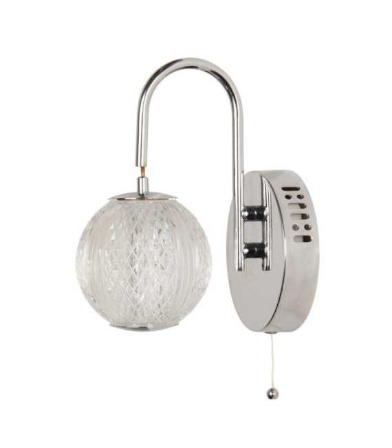 Allure wall light Mild steel, acrylic Chrome