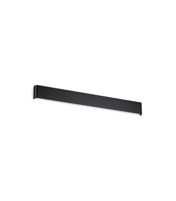 LED-Wandleuchte DELTA Glas, Metall Schwarz