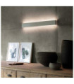 LED wall light DELTA Glass, Metal White