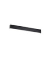Applique murale LED DELTA Verre,Métal Noir