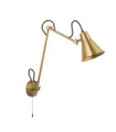 Applique murale Swing Acier doux Laiton
