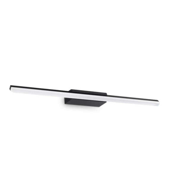 Lámpara de espejo de baño Riflesso metal negro
