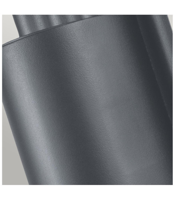 Applique murale extérieur Dali Verre,Acier inoxydable Gris