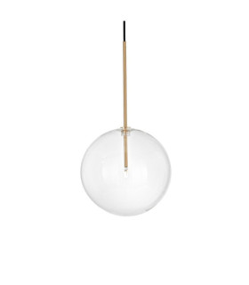 EQUINOXE Pendelleuchte Glas, Metall Messing