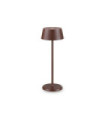 Pure Metal LED Table Lamp, Aluminum Coffee Brown
