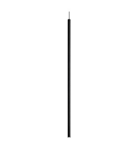 Lámpara colgante LED Filo metal, aluminio negro
