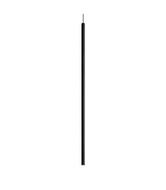 Lámpara colgante LED Filo metal, aluminio negro
