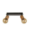 Spot Spinny Acier doux Noir mat, naturel