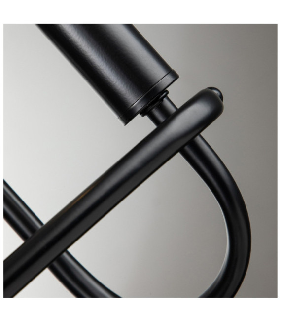 Capitol wall light Steel Black