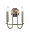 Capitol Wall Light Brushed Nickel Steel