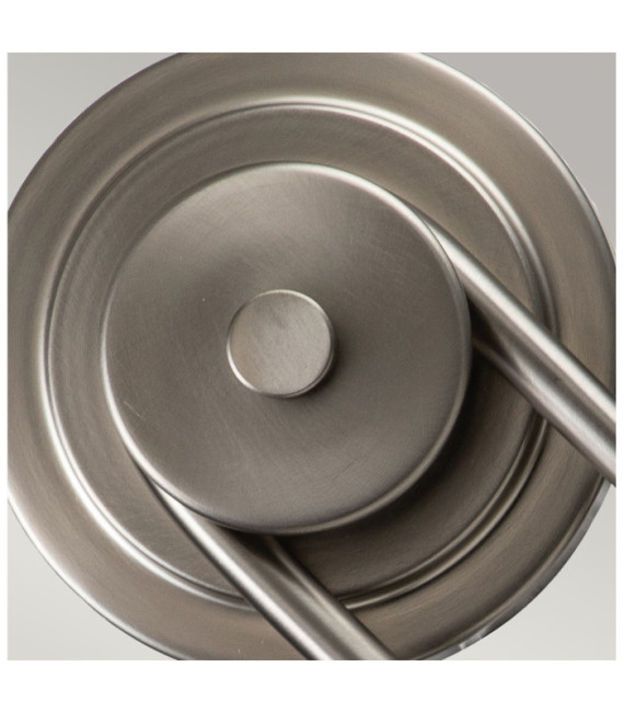 Capitol Wall Light Brushed Nickel Steel