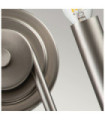 Applique murale Capitol Acier Nickel brossé