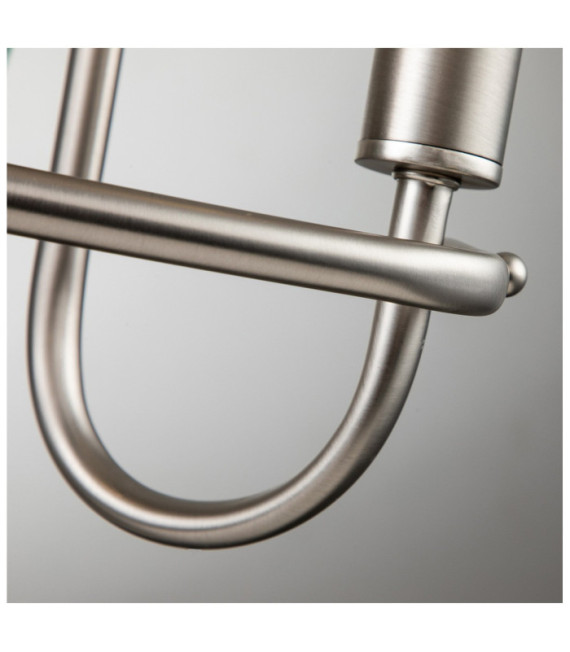 Applique murale Capitol Acier Nickel brossé