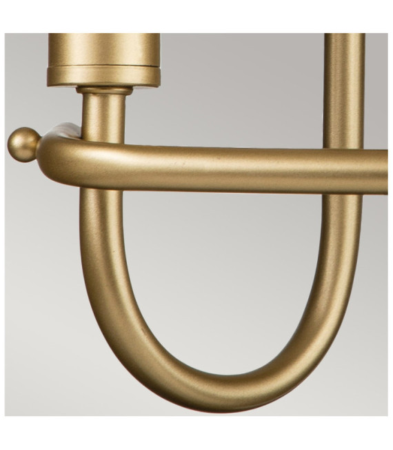 Lampada da parete Capitol Acciaio Ottone verniciato naturale