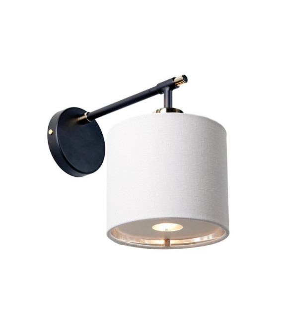 Balance wall light Acrylic, steel shades Black