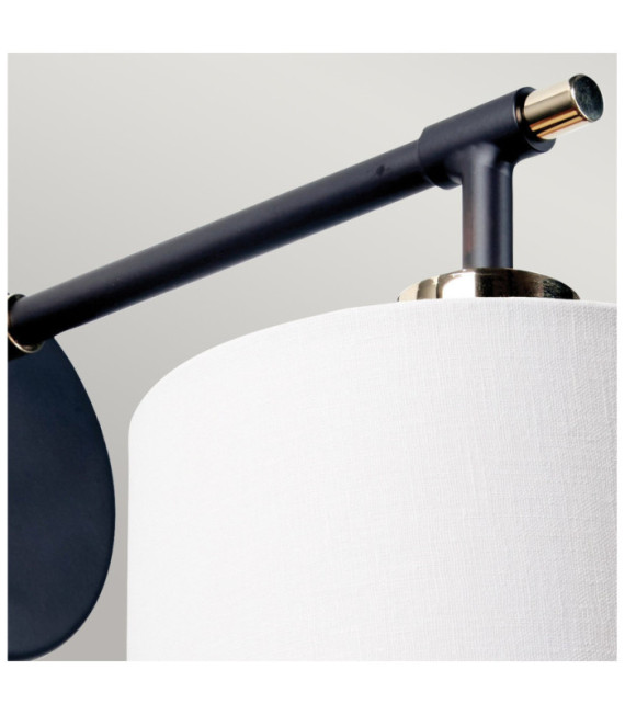 Balance wall light Acrylic, steel shades Black