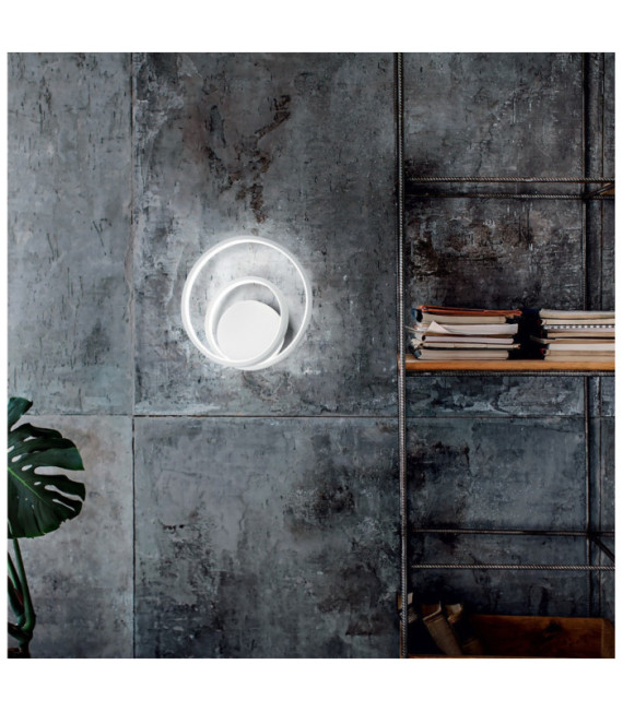LED-Wandleuchte OZ Metall, Kunststoff Weiß