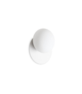 NINFEA Wall Light Glass, Metal White