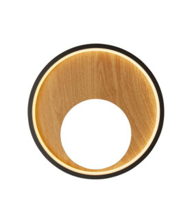 Applique murale LED Curio Acier doux,silicium Noir,Marron