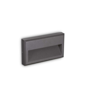 Applique murale extérieur Febe Aluminium Gris anthracite