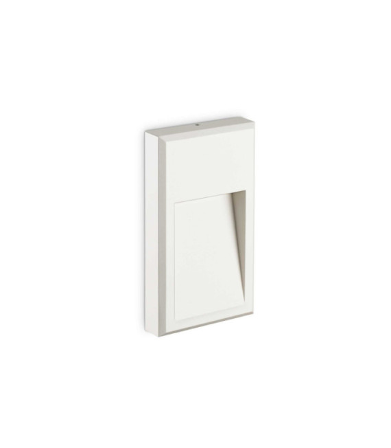 Febe Aluminum White Outdoor Wall Light