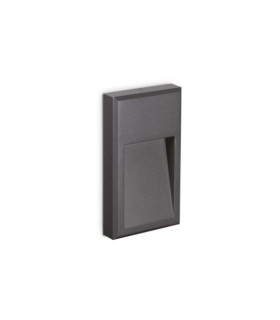 Applique murale extérieur Febe Aluminium Gris anthracite