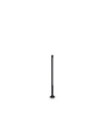 JEDI Outdoor Floor Lamp Glass, Black Metal
