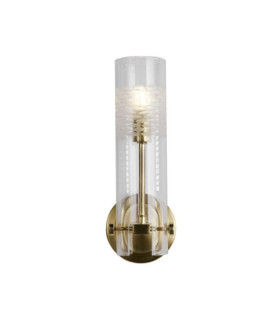 Wall light Bathroom Scope Mild steel, glass Brass