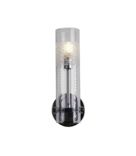 Applique murale Salle de bains Scope Acier doux,verre Chrome