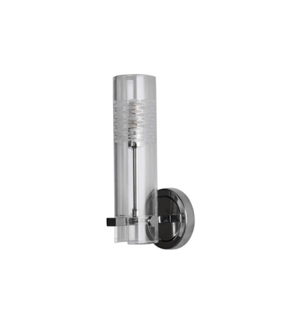 Wall light Bathroom Scope Mild steel, glass Chrome