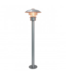 Bolardo Helsingor, acero inoxidable, plata