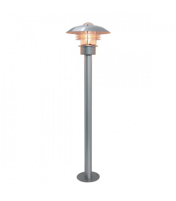 Bolardo Helsingor, acero inoxidable, plata