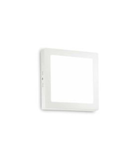 LED-Deckenleuchte Universal Metall, Aluminium Weiß