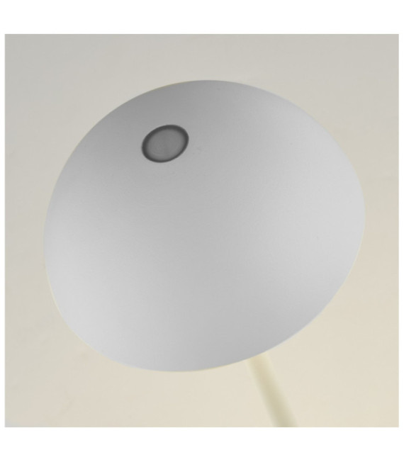 Lampe de table LED extérieur Portabello Aluminium Blanc mat, clair